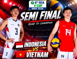 Indonesia Gagal ke Final SEA V Cup Men 2026 Usai Dikalahkan Vietnam 1-3