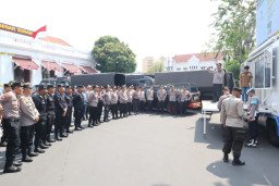 1.839 Personel Gabungan Kawal Aksi Damai PSHT, Polrestabes Surabaya Utamakan Pengamanan Humanis