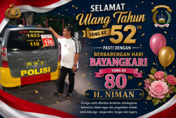Ultah Berketepatan Dengan HUT Bhayangkara ke-80, H. Niman Genap 52 Tahun, Doa Serta Harapan untuk Pengabdian Polri