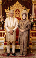 Momen Bahagia Keluarga Moch Rokib, SH. diacara Pernikahan putrinya Alila dan Sudi