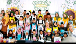 Penuh Haru dan Ceria, BAZNAS Sampang dan Kancah Lentera Sukses Gelar "Sehari