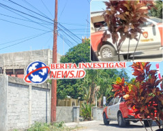 Mobil Dinas Pam Obvit Polres Bitung Terekam Sempat Akan Masuk Gudang Solar lalu Putar Balik Saat Melihat Wartawan