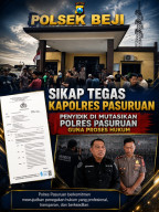 Polres Pasuruan Nonjobkan Anggota Reskrim Polsek Beji, Wujud Komitmen Transparansi Penanganan Dugaan Penganiayaan