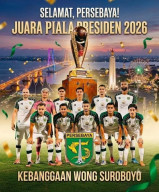 Persebaya Surabaya Juara Piala Presiden 2026, Taklukkan Persib Bandung 6-5 Lewat Adu Penalti di Final Dramatis