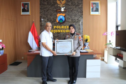 Polres Bojonegoro Raih Penghargaan Kemenkeu, Terbaik Pengelolaan DIPA di KPPN