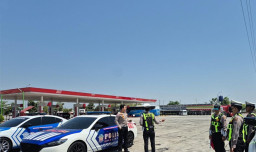 Polres Ngawi Siapkan Layanan Pengamanan Overland Lintas Negara di Rest Area Tol 575A