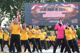 Polresta Sumenep Semarakkan HUT RI ke-81 dengan Olahraga dan Aneka Lomba Kebersamaan