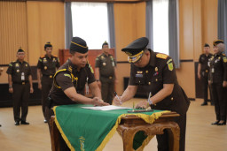 Kajati Kalteng Lantik Wakajati Baru, Perkuat Penegakan Hukum yang Profesional dan Berintegritas