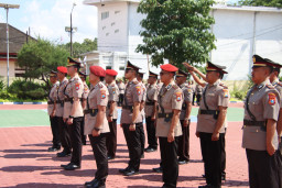 Kapolresta Sumenep Pimpin Serah Terima Jabatan Sejumlah Pejabat Utama dan Kapolsek