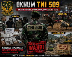 Ngeri!!! Dugaan Oknum Insial J Dari 509 Kostrad Jember Bekingin Sabung Ayam, Galian C dan Peredaran Obat Terlarang
