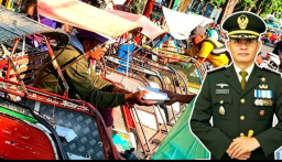 Istiqomah Berbagi, Kodim 0828/Sampang Gelar Aksi "Jumat Berkah" Bagi Warga Jalanan