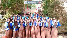 Jembatan Baru di Desa Kara Tuntas Dikerjakan, Siswa SMA Torjun Sampaikan Ucapan Terima Kasih kepada TNI