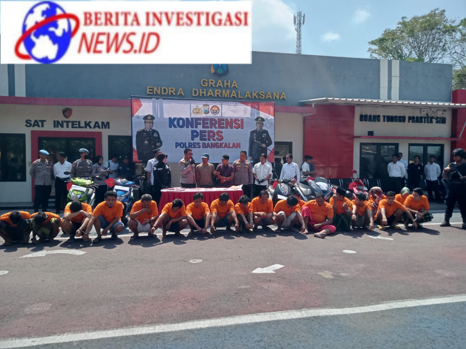 Polres Bangkalan Berhasil Ungkap Kasus Narkotika dan Kriminal Selama bulan Juli 2023