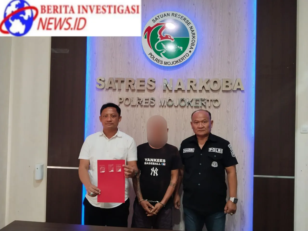 Polres Mojokerto Ungkap Peredaran Narkoba, Pembawa Sabu Diamankan
