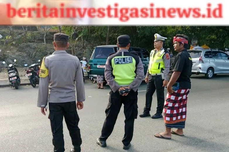 Polres Jembrana Amankan Prosesi Giat Persembahyangan di Hari Raya Galungan