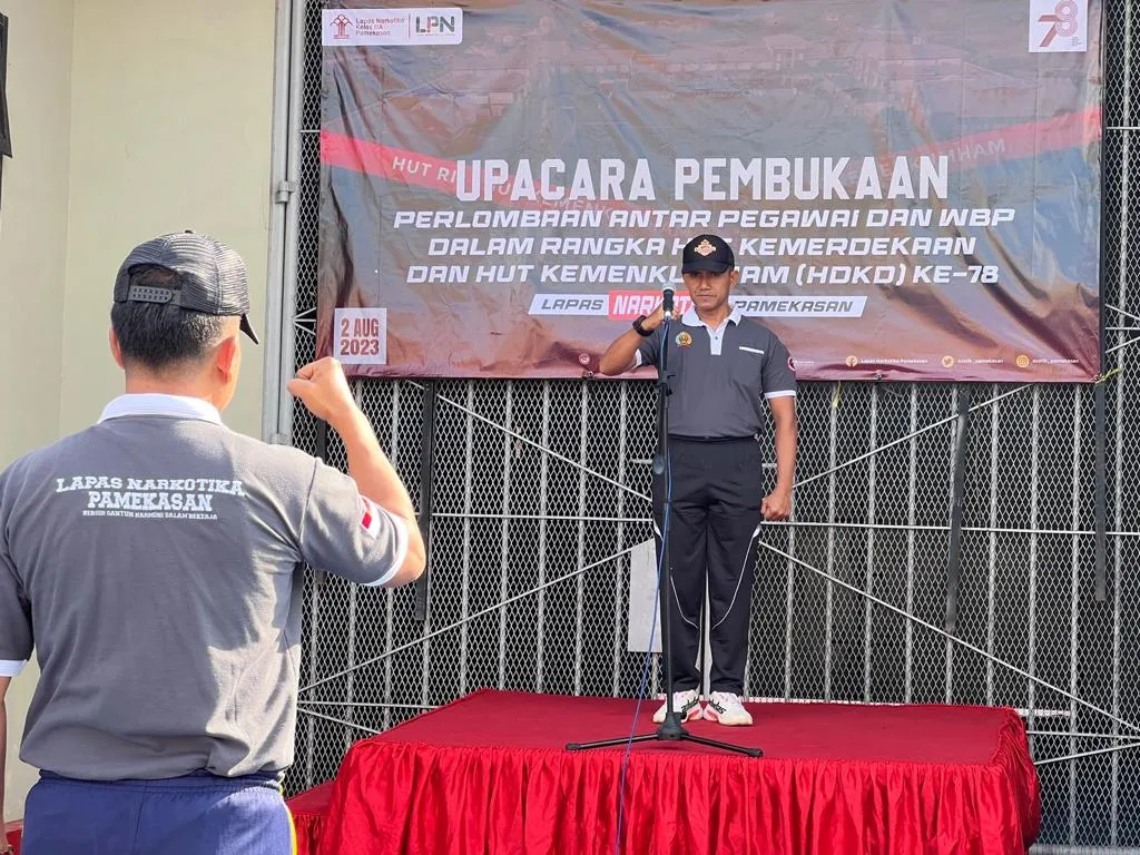 Sambut Hari Lahir Kemenkumham dan HUT RI Lapas Narkotika Kelas IIA Pamekasan Gelar Pembukaan Pekan Olahraga dan Seni