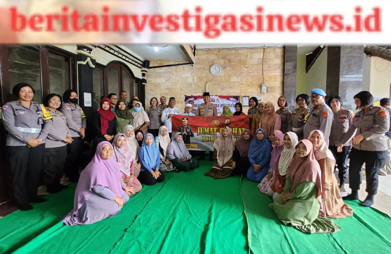 Jumat Curhat Kapolres Tabanan Sampaikan Kamtibmas Sambut HUT Polwan ke-75