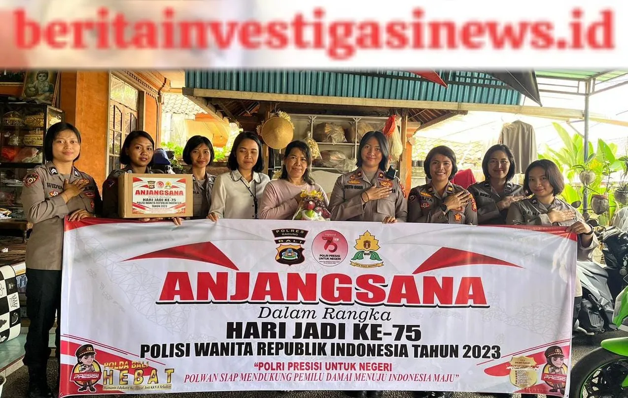 Wakapolres Badung Sambut HUT Polwan ke-75 Beranjangsana ke Sejumlah Purnawirawan Polwan