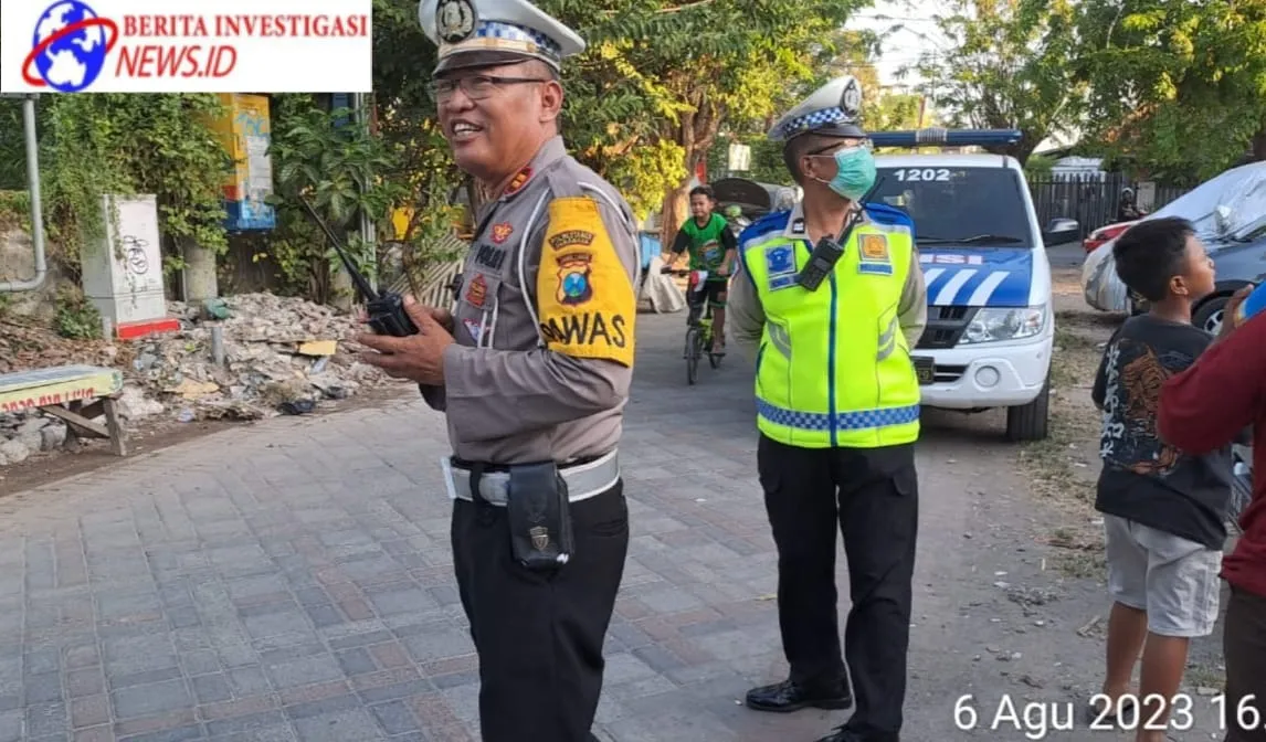 Polsek Tambaksari Bersama 3 Pilar Lakukan Patroli Rutin Antisipasi Judi Burung Merpati di Jl. Karanggayam Surabaya