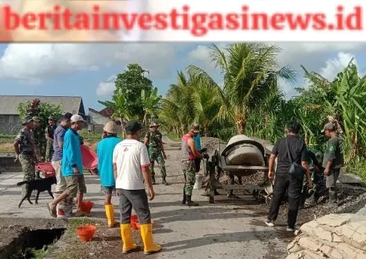 Sisa Dua Hari Satgas TMMD Kodim Badung Kebut Pengerjaan