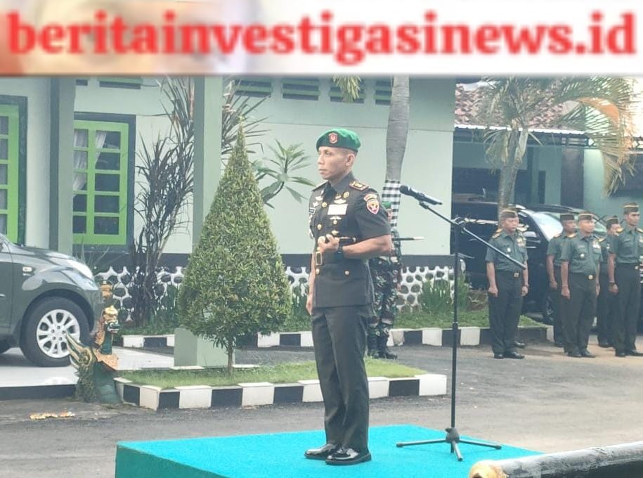 Dandim Gianyar Pimpin Upacara Pengibaran Bendera Merah Putih 