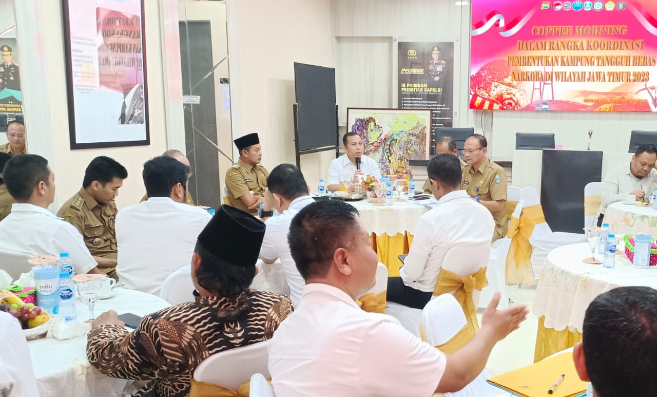 Polda Jatim Optimalkan Kampung Tangguh Bebas Narkoba Cegah Peredaran Narkotika dan Okerbaya