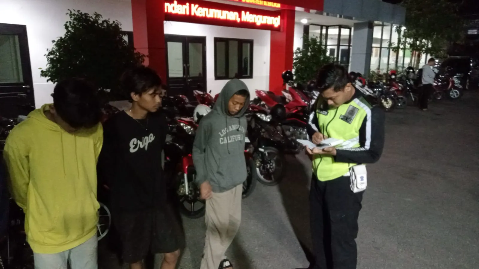 Respon Laporan Warga Polres Ponorogo Amankan Belasan Motor Diduga Untuk Bali