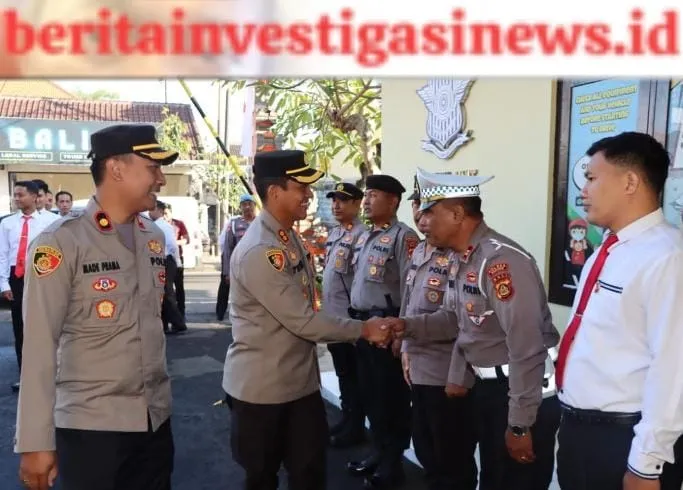 Kunjungi Polsek Kuta Utara, Ini Arahan AKBP Teguh Priyo Wasono, S.IK.