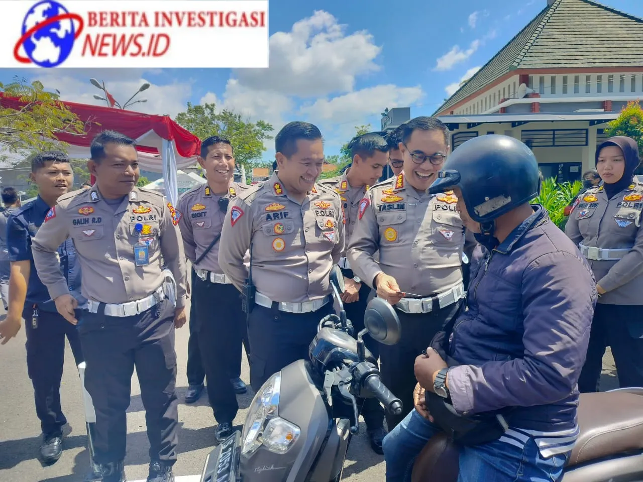 Kombes Pol Taslim, Kunjungan Ke Satpas Colombo Surabaya, Cek Perubahan Lintasan Uji Praktek SIM C Huruf S