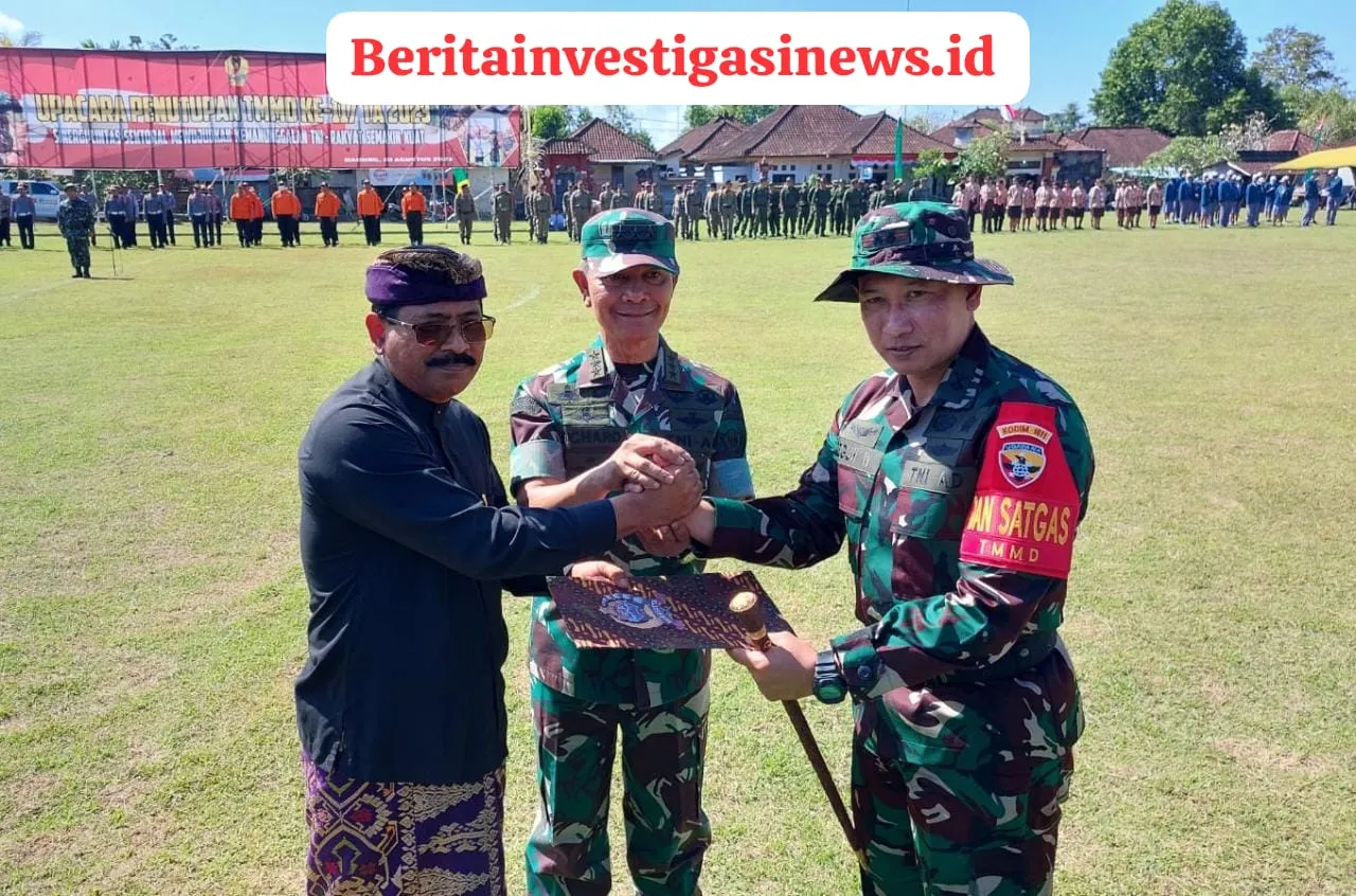 Inspektur Jenderal AD Tutup TMMD 117 Kodim Badung 2023