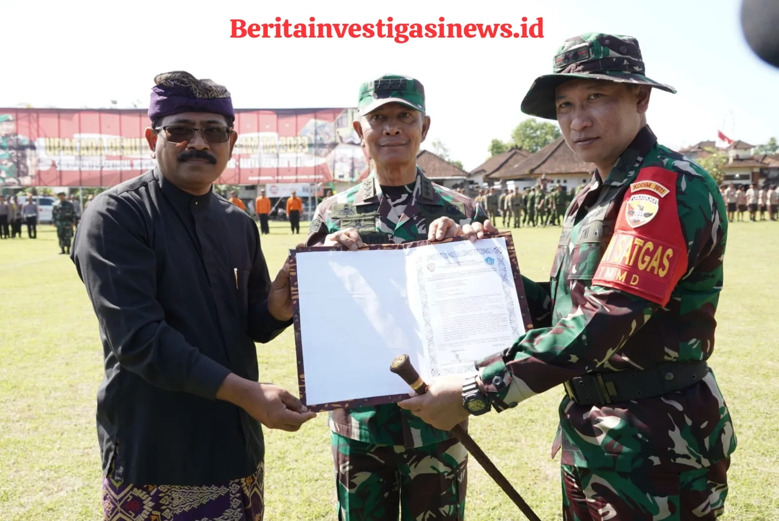 TMMD 117 Perkokoh Jiwa Semangat Nasionalisme dan Percepatan Penurunan Stunting