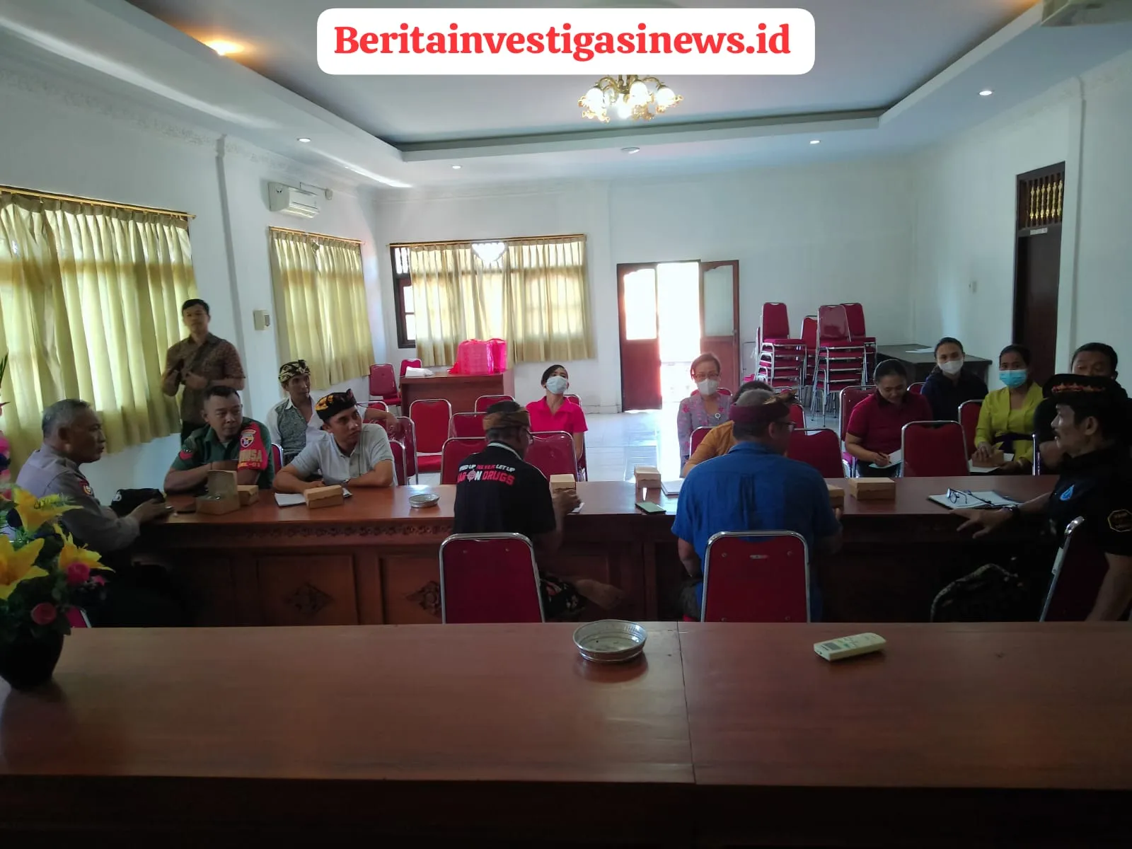 Koptu I Komang Sudarnita Hadiri Rapat Operasional Unit IBM Desa Serongga