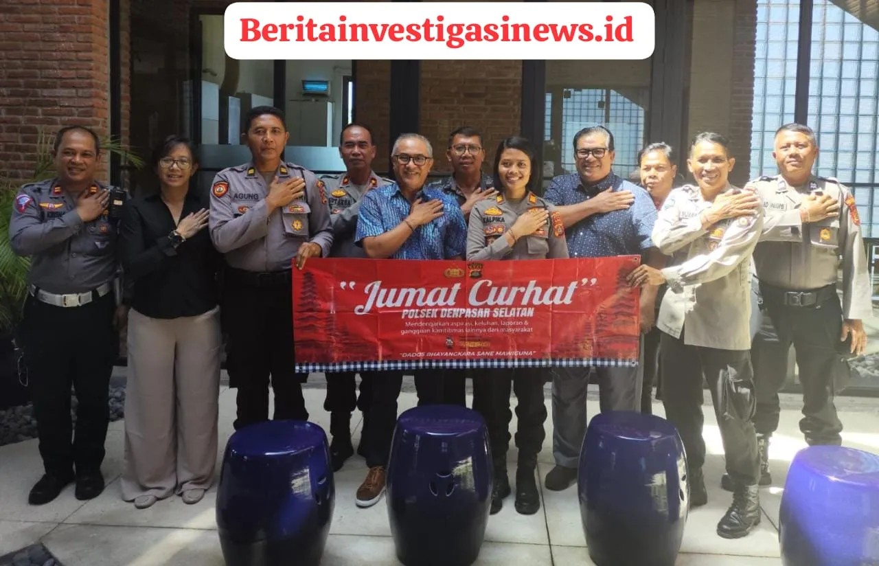 Kapolsek Densel Gelar Jumat Curhat Dengan Pekerja PT. Hatten Bali