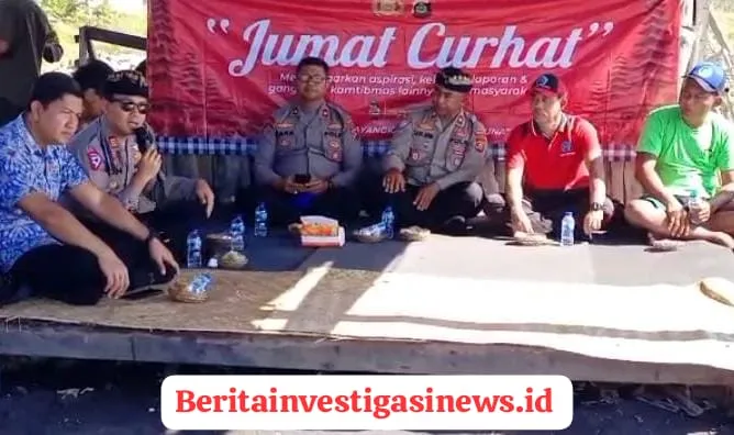Jumat Curhat Polresta Denpasar Dirangkaikan Dengan Pembagian Sembako