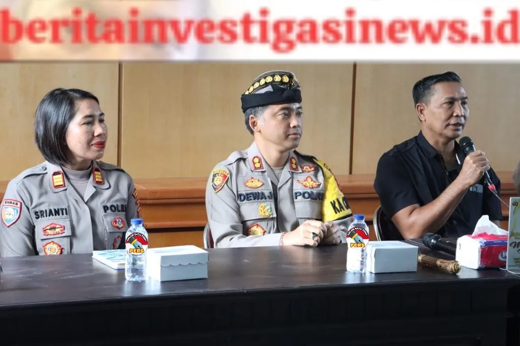 Serap Aspirasi Warga, Kapolres Jembrana Tatap Muka dengan Toga, Tomas, dan Todat Desa Nusasari