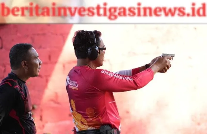 Latihan Menembak Bersama, Kapolda Bali Asah Kemampuan Anggotanya