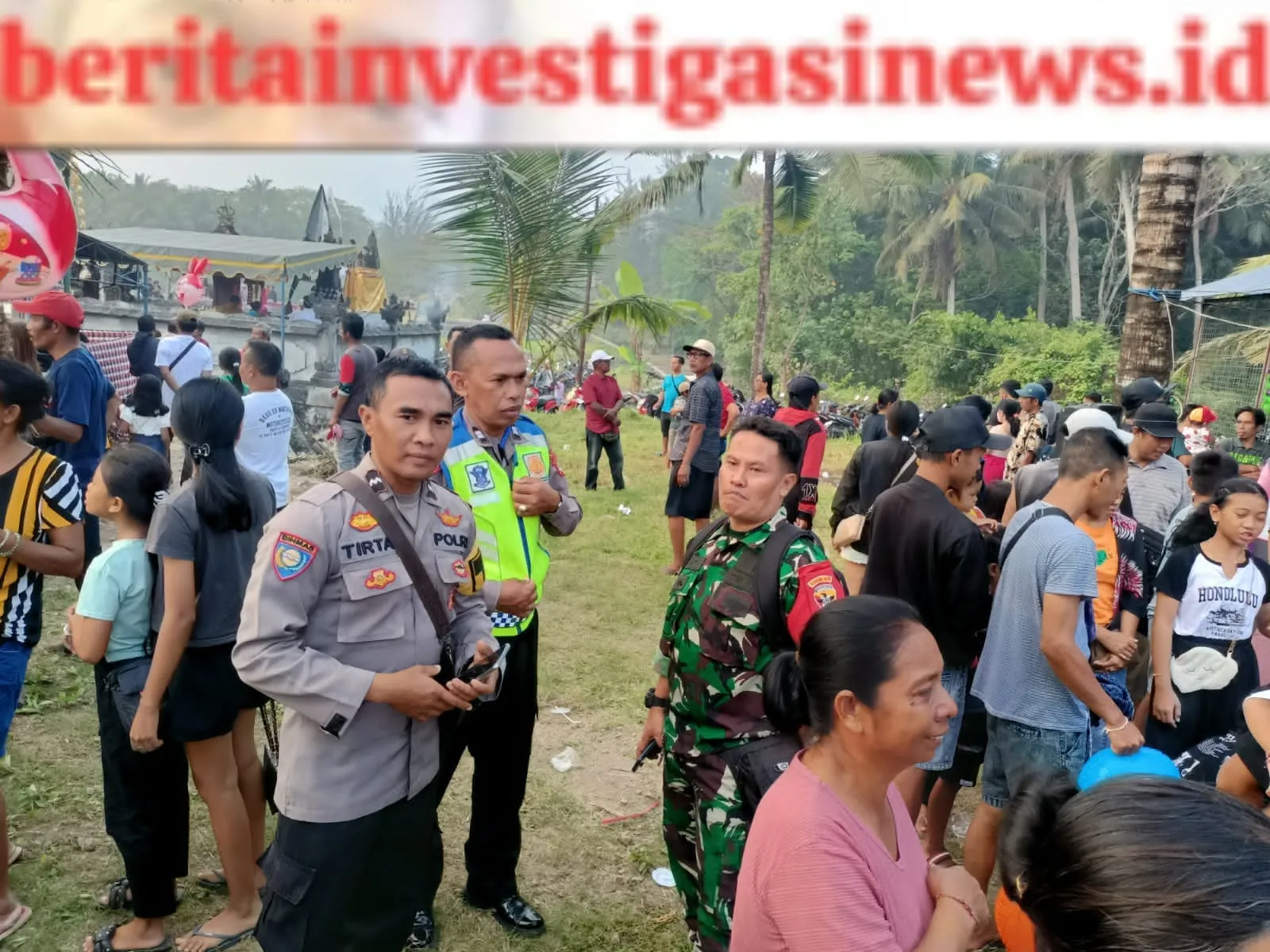 Kolaborasi TNI-POLRI Amankan Obyek Wisata Pantai Soka Saat Hari Raya Kuningan
