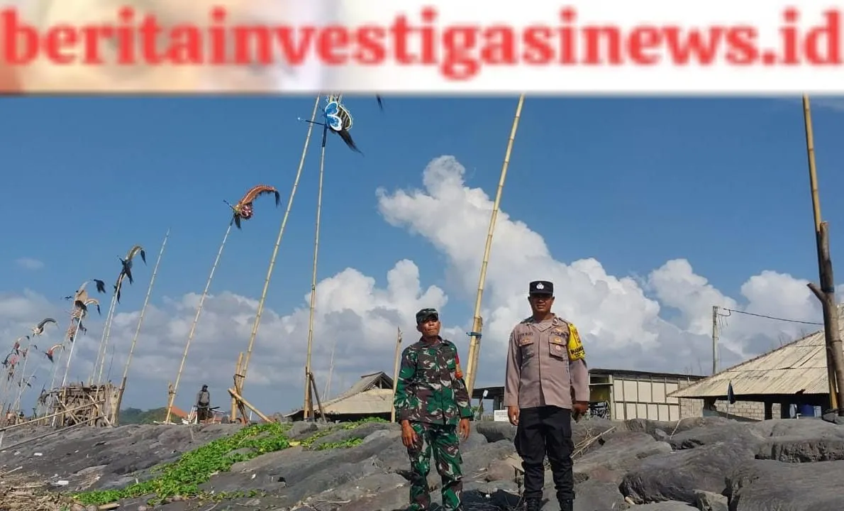 Babinsa-Bhabinkamtibmas Monitoring Lomba Pindekan Sambut HUT RI ke-78