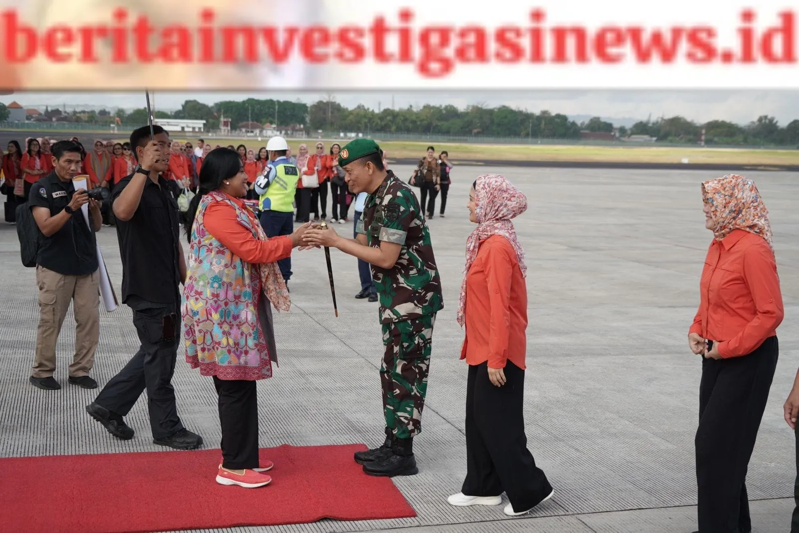 Kunjungan Kerja Ketua Umum Dharma Pertiwi Tiba di Bali