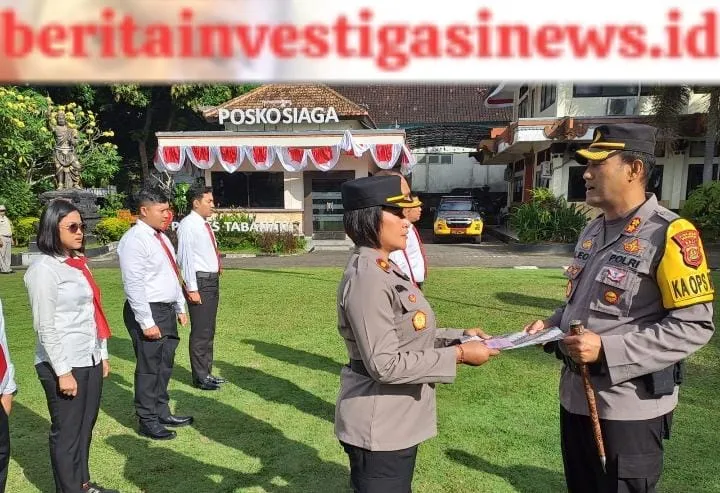 Kapolsek Kediri Bersama Tujuh Anggota Mendapat Penghargaan dari Kapolres Tabanan