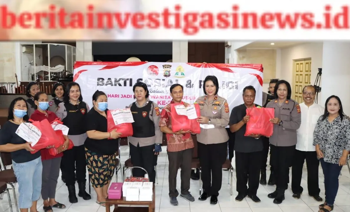 Bakti Religi Polwan Polresta Denpasar Sambangi Tempat Ibadah