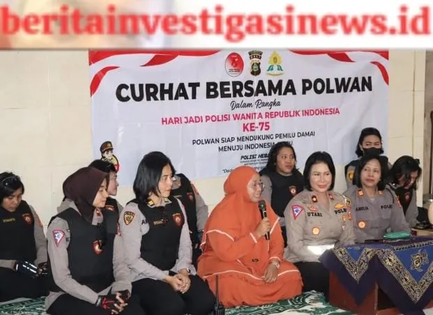 Jelang Hari Jadi, Polwan Polresta Denpasar Gelar Curhat Bersama Polwan