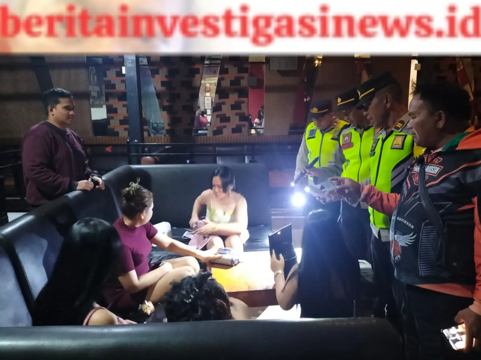 Ops Pekat Agung Polres Tabanan Sidak Tempat Hiburan Malam