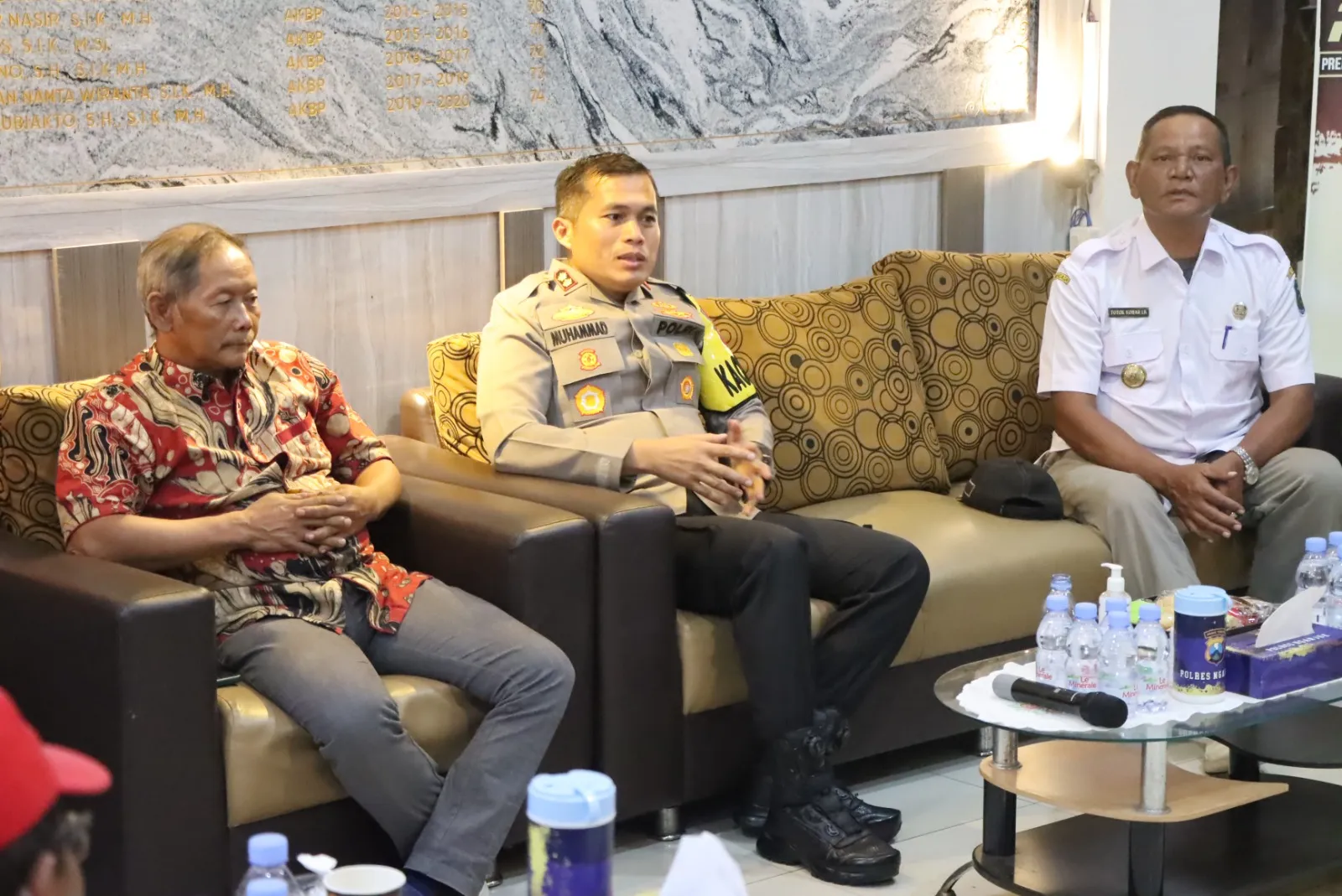Silaturahmi bersama Kades Se - Kecamatan Wilangan dan Rejoso , Upaya Kapolres Nganjuk jaga Harkamtibmas Bersama Pemdes