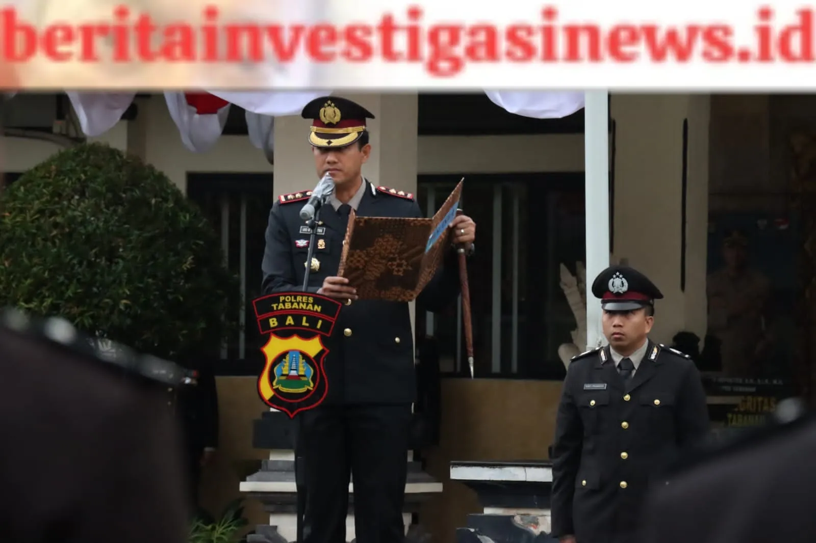 Kapolres Tabanan Pimpin Upacara Peringatan HUT RI ke-78 Kemerdekaan RI 2023
