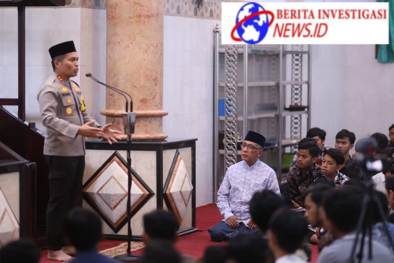 Kunjungi Ponpes Al-Ubaidah, Kapolres Nganjuk Minta Santri Jaga Persatuan dan Kesatuan Bangsa