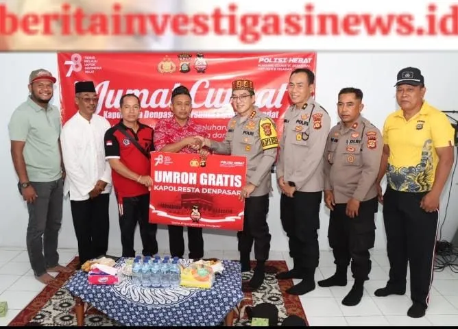 Kapolresta Denpasar Berangkatkan Pak Niken Ibadah Umroh ke Tanah Suci Mekah