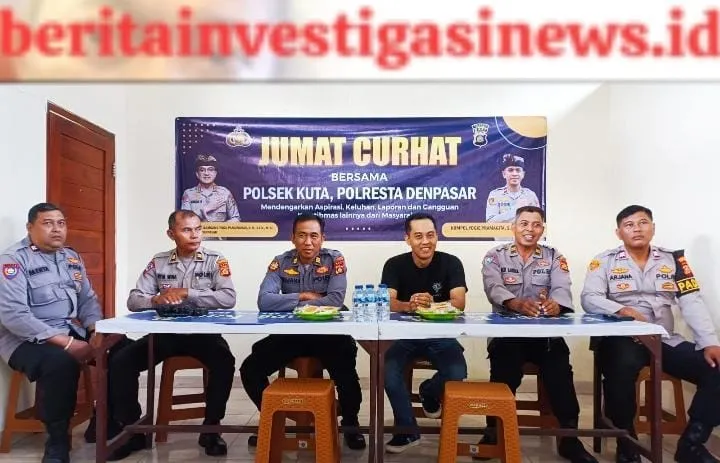 Polsek Kuta Dengar Keluhan/Saran Manajemen Serta Karyawan Karang Kurnia
