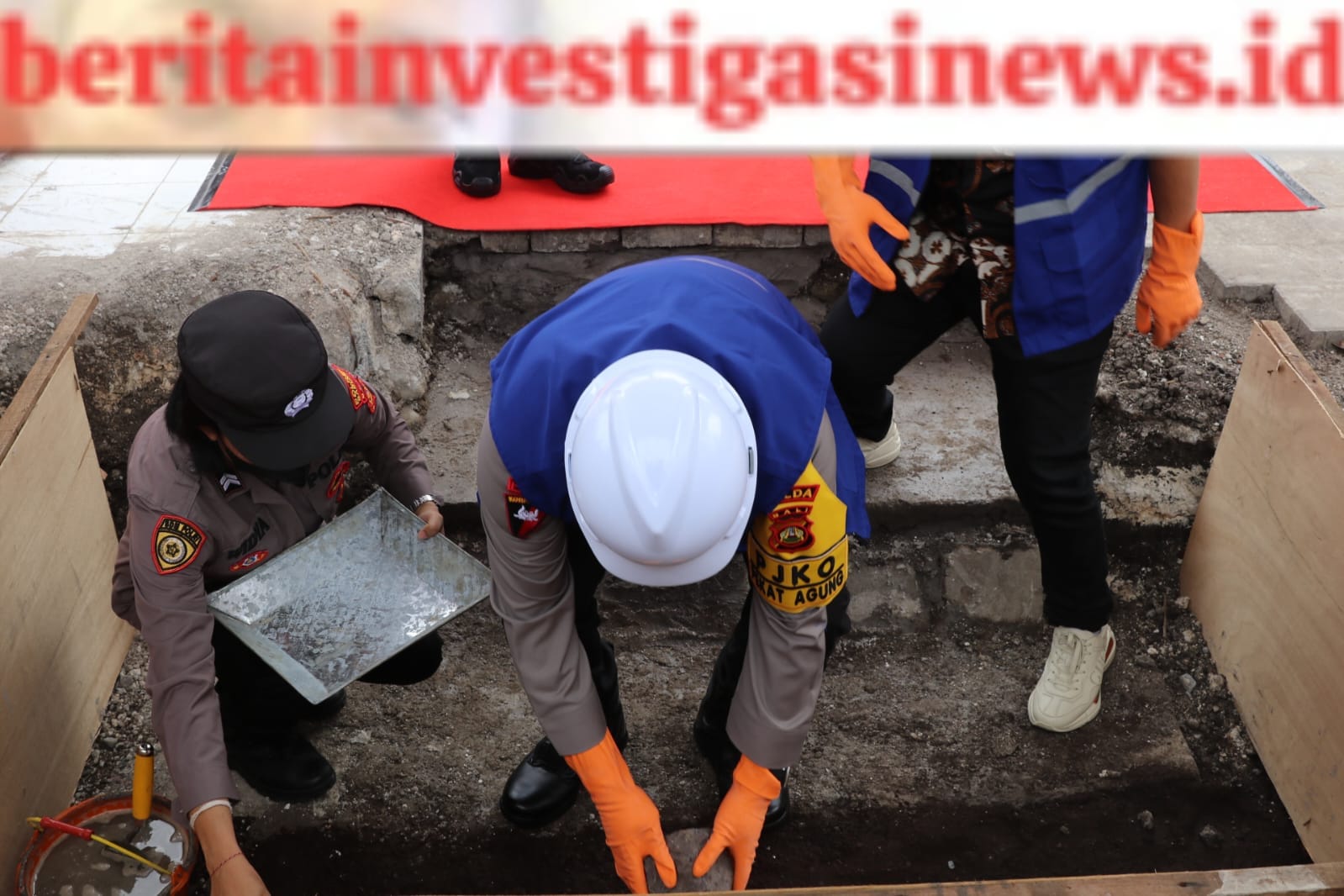Kapolda Bali Meletakan Batu Pertama Pembangunan Asrama dan Poliklinik Polres Badung