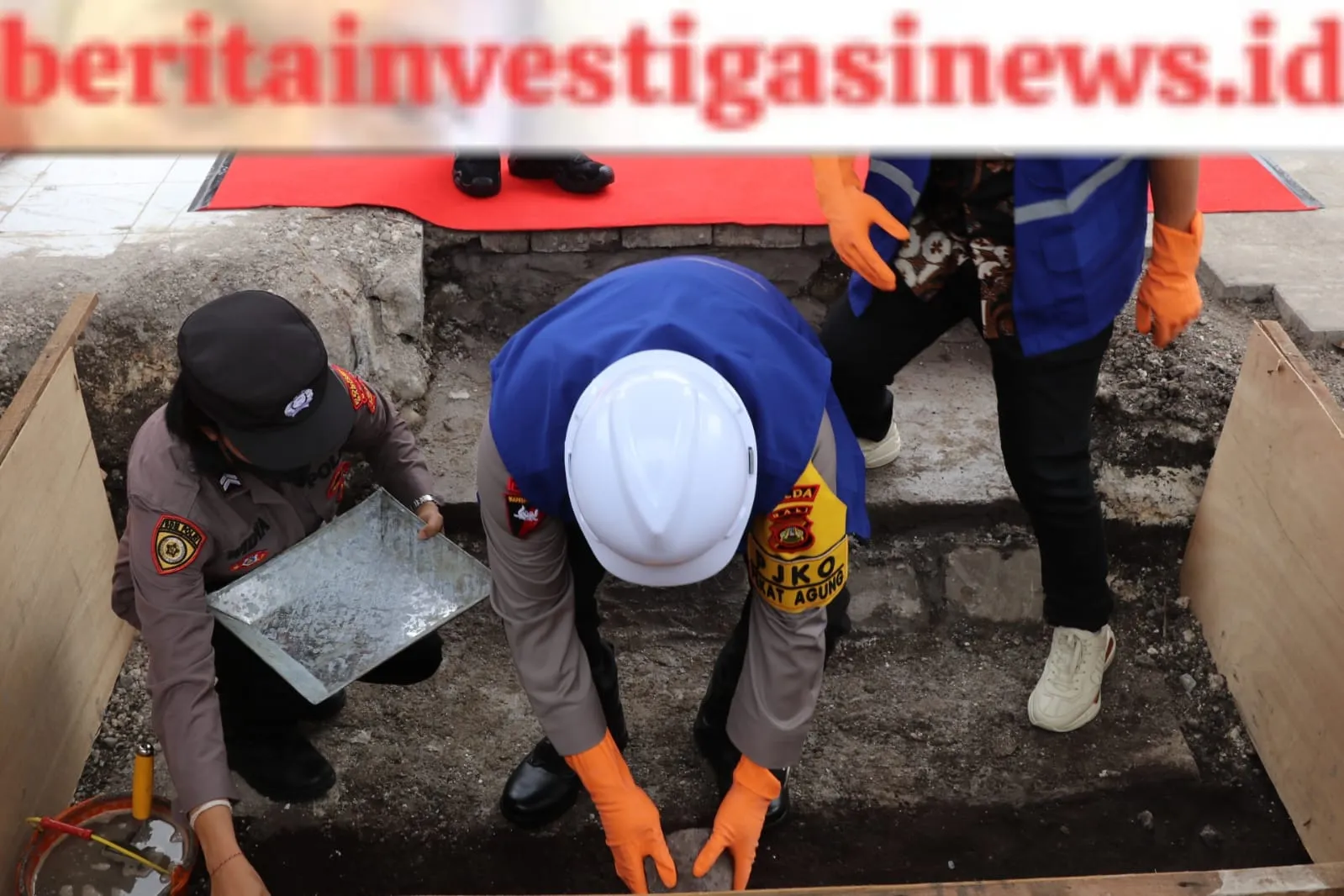 Kapolda Bali Meletakan Batu Pertama Pembangunan Asrama dan Poliklinik Polres Badung